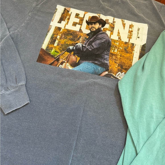 Lot of 2 Old Row Long sleeve T shirts medium - Picture 4 of 4